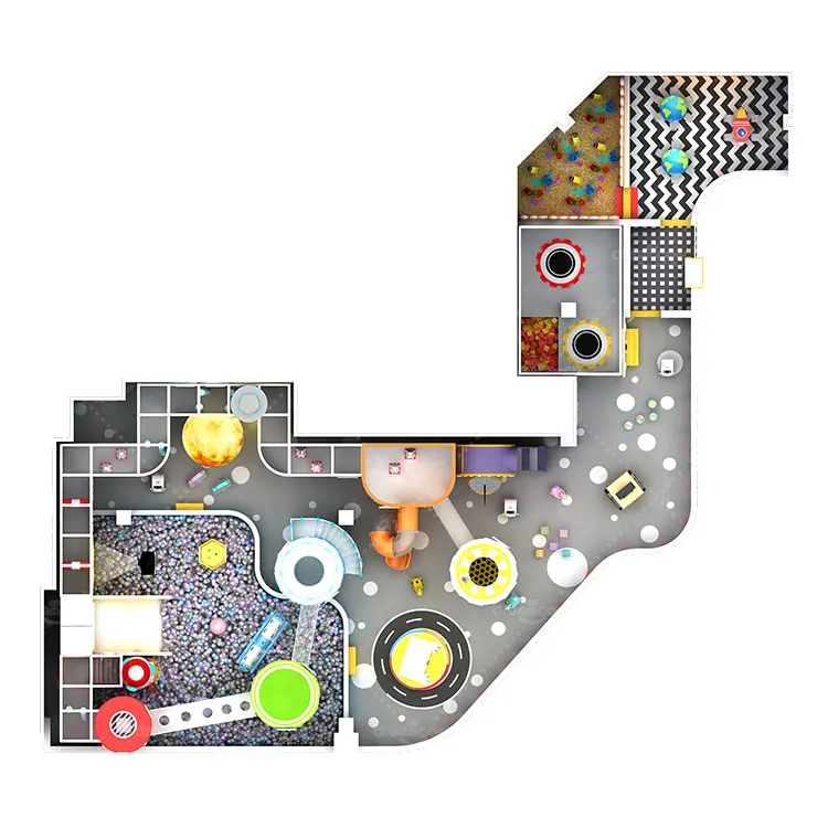 Commercial Large Children Amusement Park Games Soft Play Area Kids Indoor Playground 0-9 Years