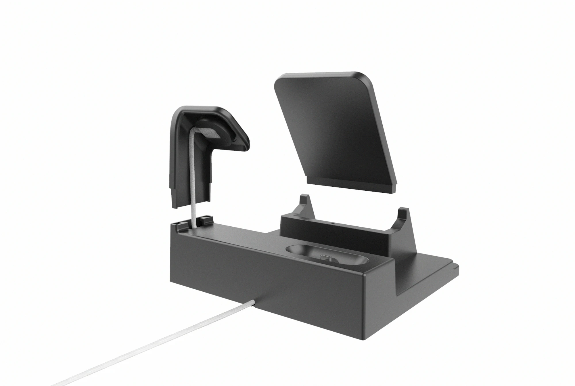 Оригинальное вертикальное Беспроводное зарядное устройство, док-станция для быстрой зарядки для iPhone Samsung Galaxy S6/S7/S7 Edge Note