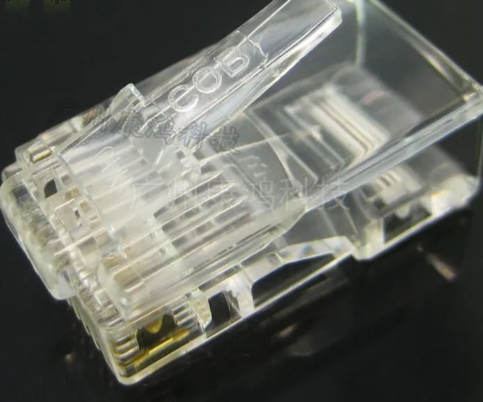  Реальный 1000 шт./пакет 8P8C Wlan Lan RJ45 разъем порта Ethernet 0 25 медный COB Интернет-кабель