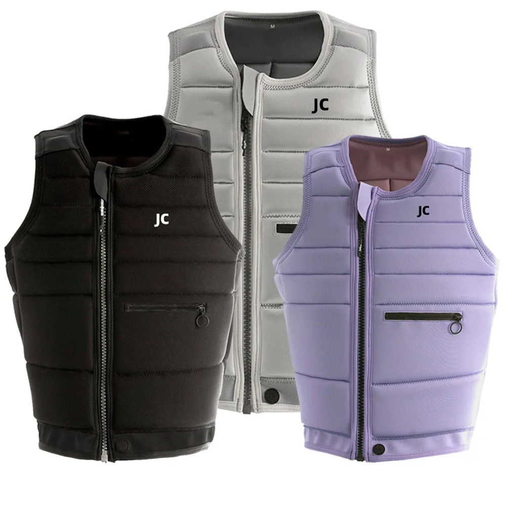 Wholesale neoporene large buoyancy rescue adult life vest safety impact vest life jacket sailing