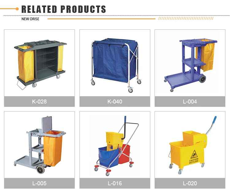 
Stainless Steel Hotel Lobby Four-wheel Serving Luggage Cart Trolley 