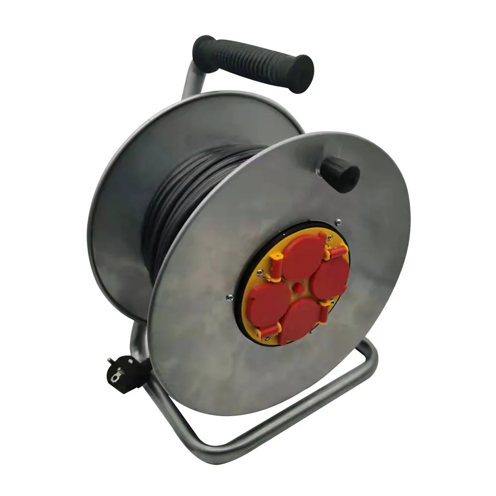 High Quality Industrial Type Retractable Power Organizer Socket Extension Cable Reel