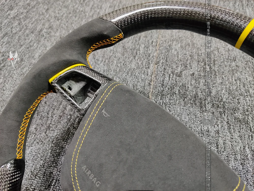 Steering wheel trims Private custom 09-14 CTS-v2 carbon fiber steering wheels for cadillac CTS-V2 /Available for all car models