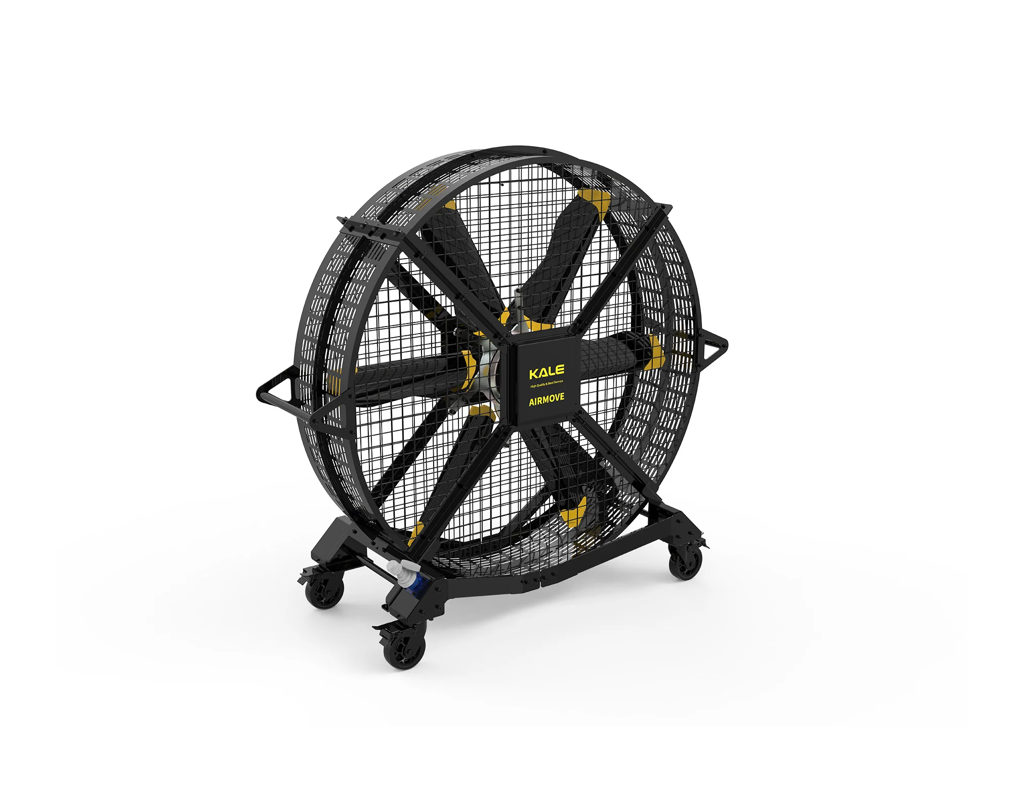 Industrial Commercial Movable 2M Diameter Outdoor Stand Fan Gym Floor for Spain