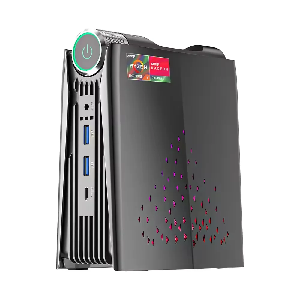 AMD Ryzen7 5800U Mini PC Windows11 16GB DDR4 512GB NVMe SSD Mini Computers 4K Triple Display Mini Desktop BT/WiFi 6/Dual Channel