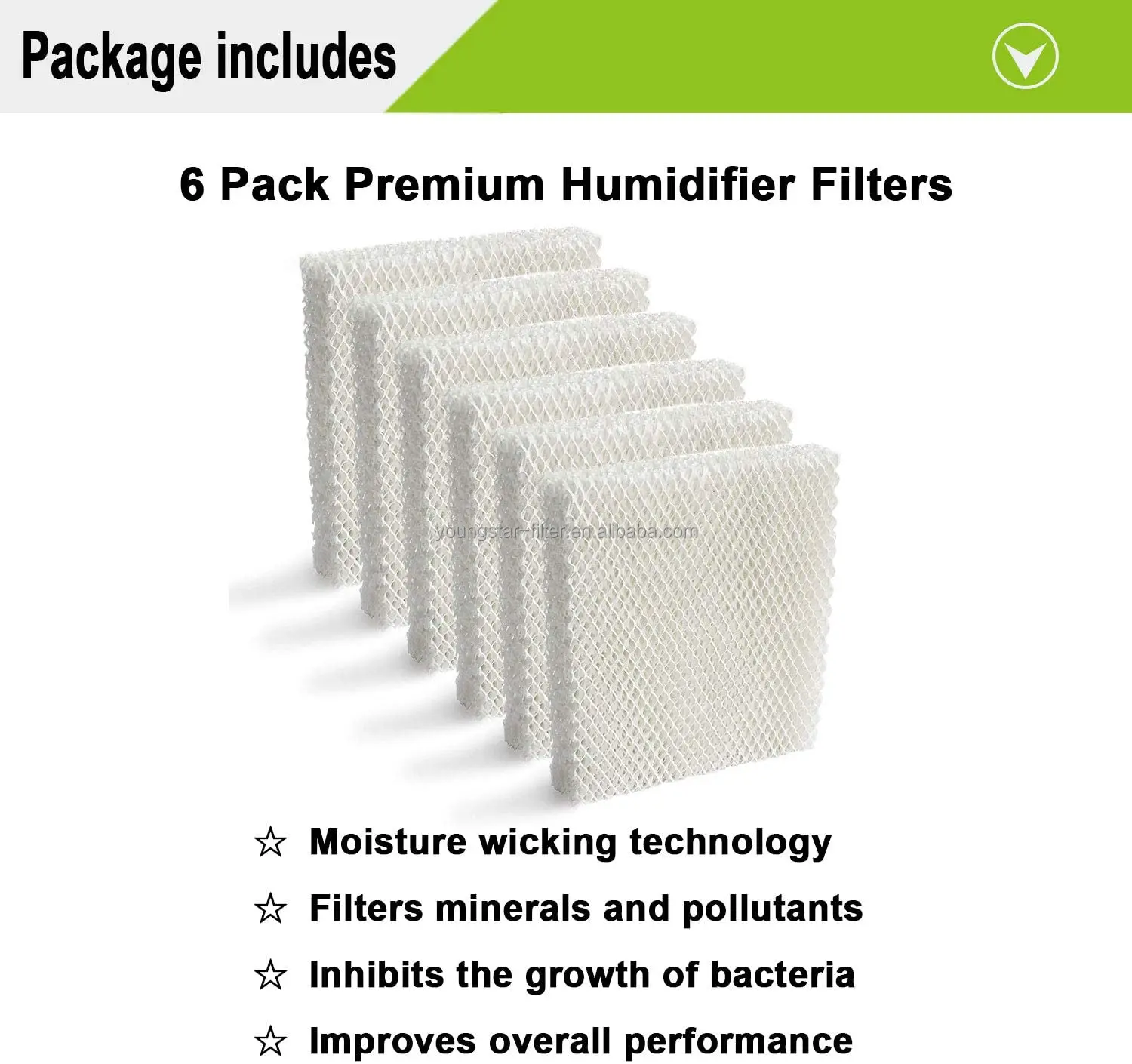  Humidifier Wicking Filter T for Honeywell Top Fill Tower HEV615 HEV620 Replacement HFT600T