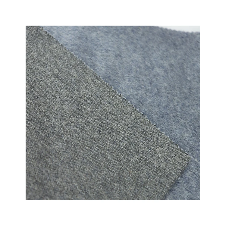 
Amazon supplier single side wool high quality wool viscose blended fabric 