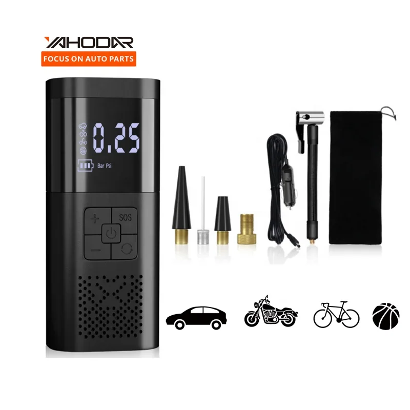 Digital Tyre Inflator Portable Air Compressor Mini Air Pump For Car Motorcycles Ball Bicycle Tire 150 PSI