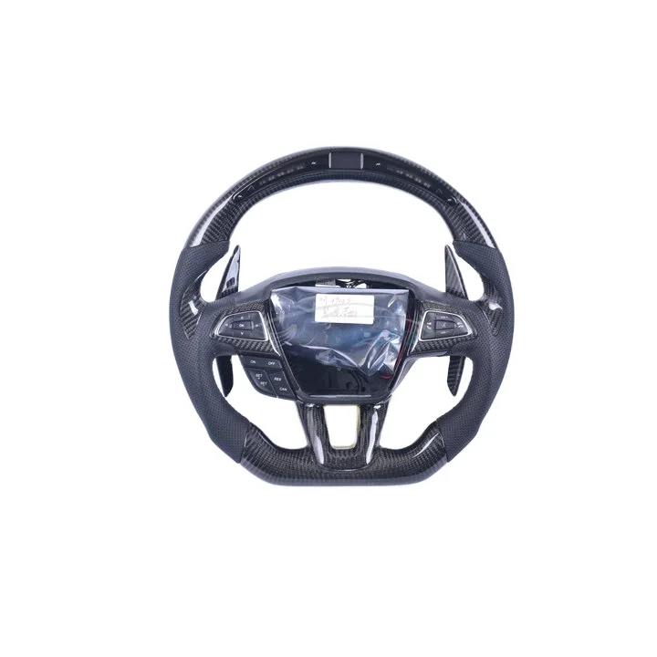 
Carbon Fiber LED Steering Wheel racing car wheel For Ford Focus 