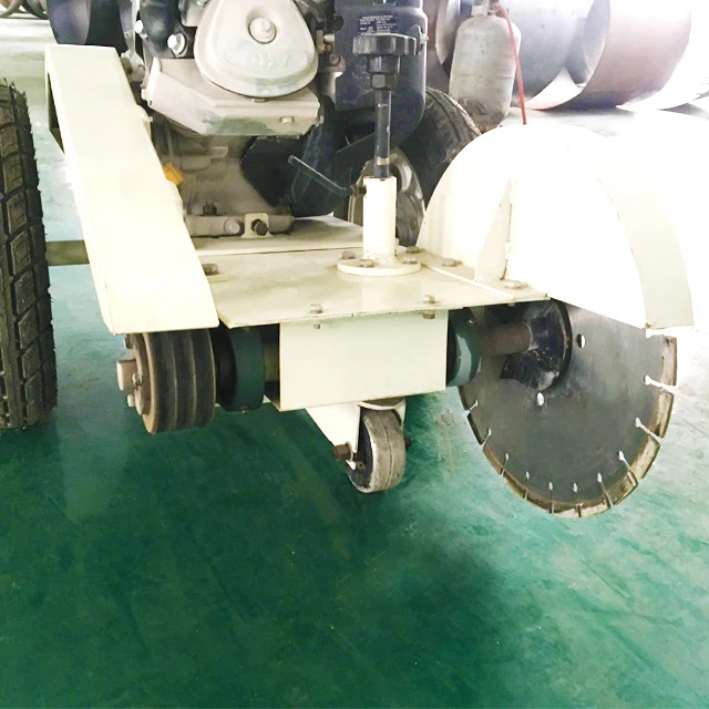 Concrete pavement crack routing machine asphalt concrete road trough cutting machine