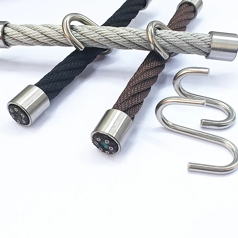 hot sell Playground rope connector stainless steel S hook equip for 18mm 16mm colorful rope