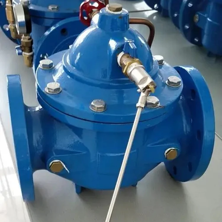 ANSI DN100 Sewage Control Valve Ductile Iron Water Level Flange Connection Float Ball Type Control Valve PN16