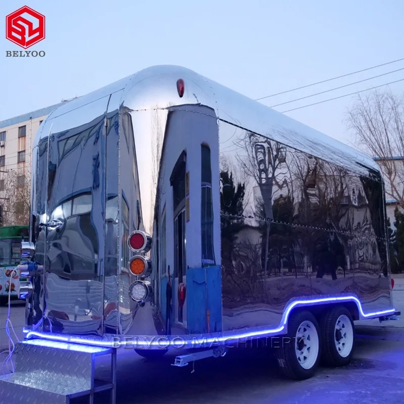  Подставка для горячих собак кофейная тележка Airstream мобильный магазин фритюрница трейлер приготовления еды барбекю грузовик мобильного