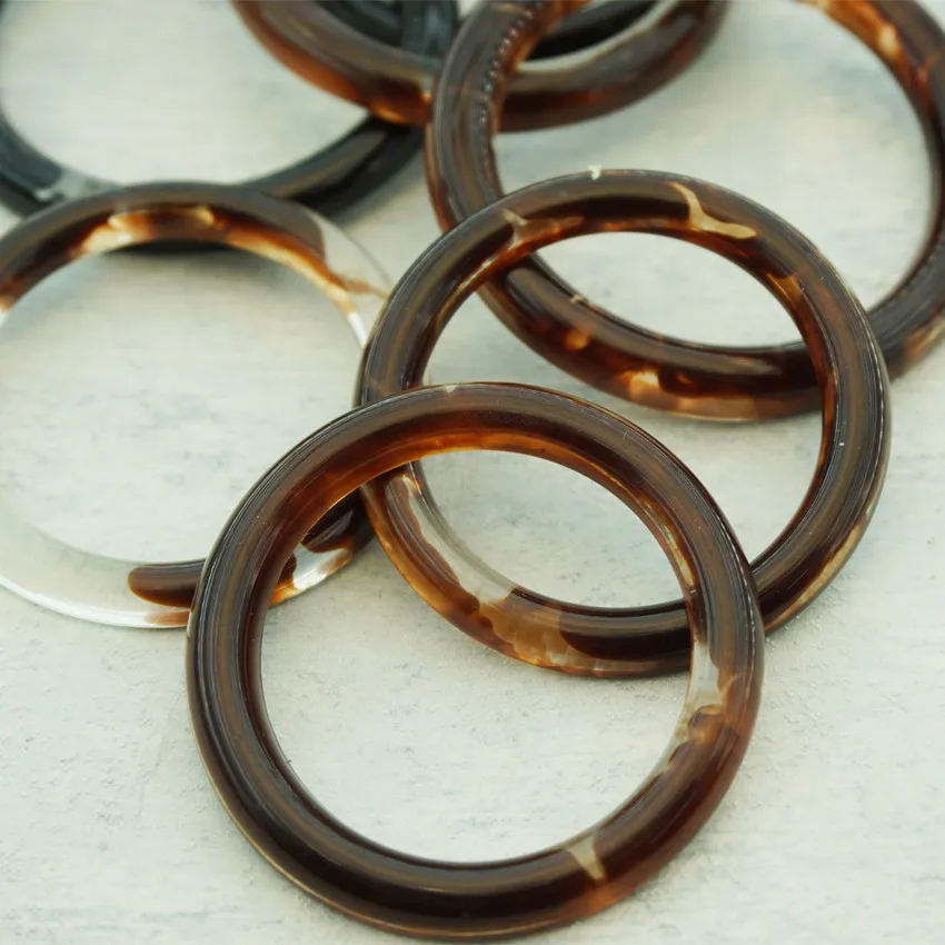 Регулируемое кольцо Бикини пластиковая круглая пряжка из смолы O для купальников