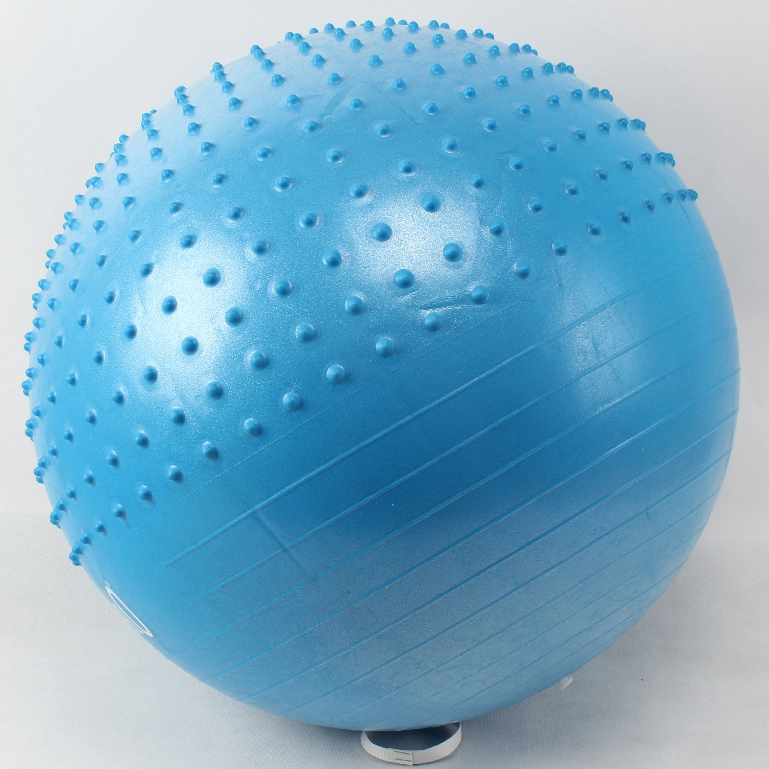 65cm hot sale custom inflatable half spiky massage ball half smooth ball