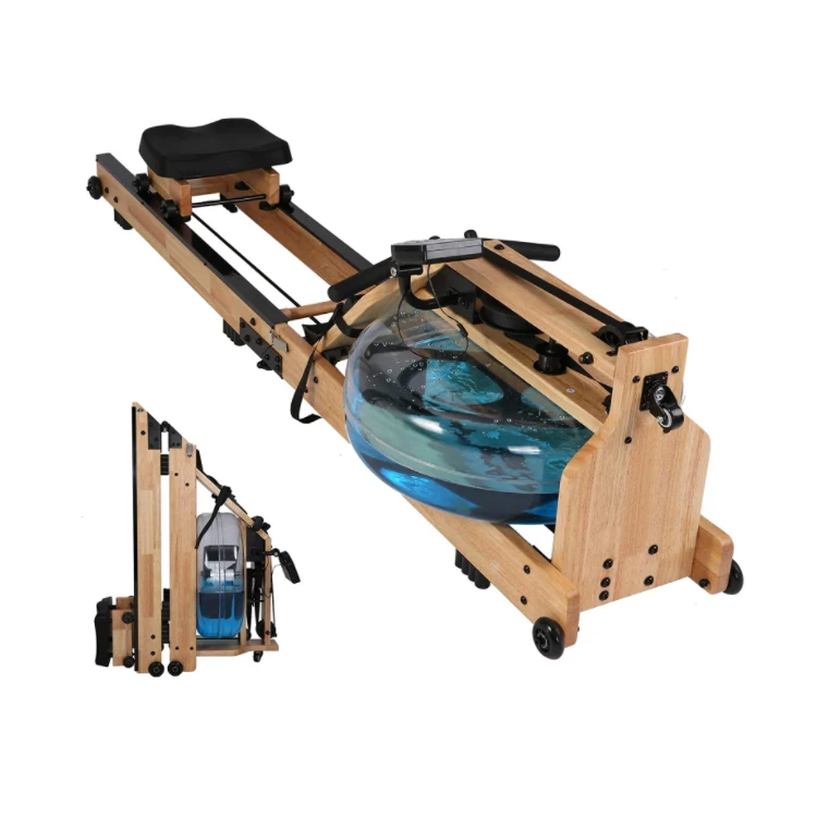 
Hot Selling Foldable High Quality Water Rowing Rower Machine For Gym Fitness Equipment 