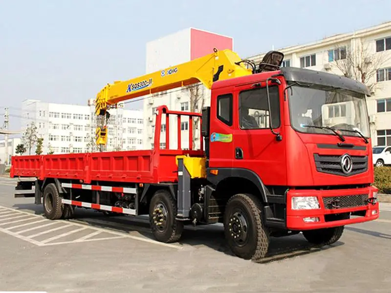 
6x4 Truck crane mounted Telescoping Boom hydraulic Crane with 10 ton boom truck crane 
