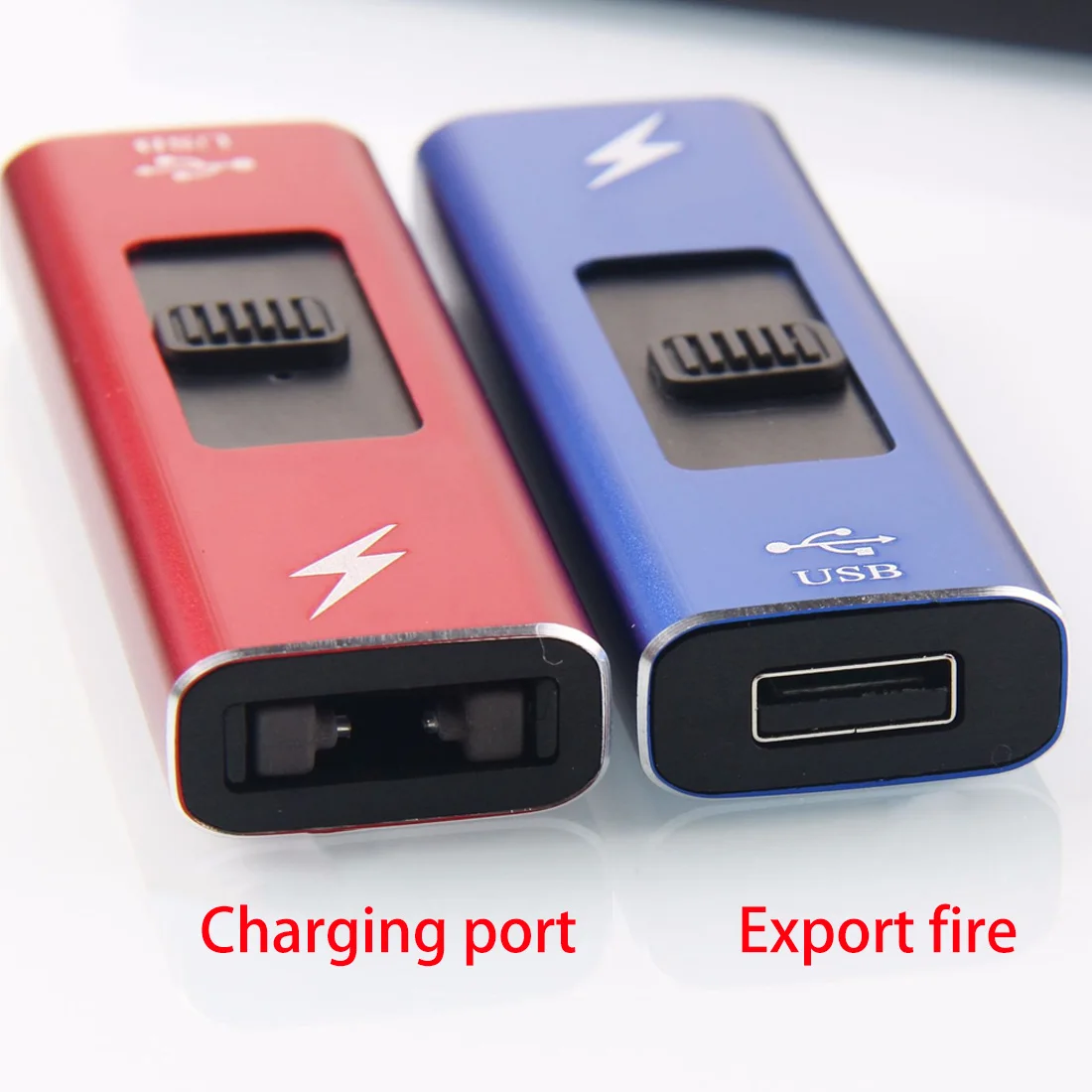 On Push Pulse Electric Arc Originality Gift Lighter Windproof Plasma Lighters Gadgets for Men Usb Charge Lighter
