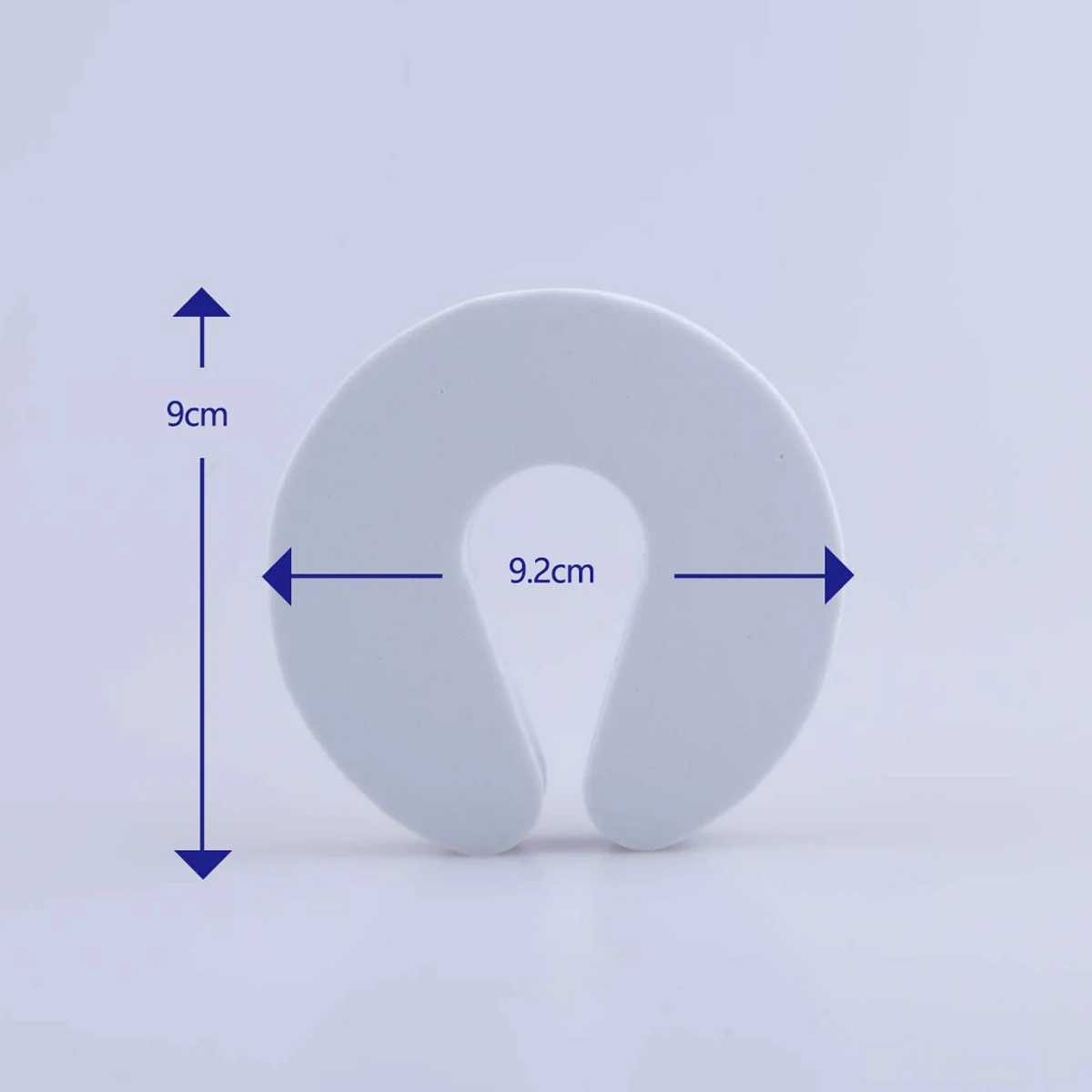 6Pcs Baby White Safety Door Stop Wedge Guard Silicone Modern Style Door Stopper Wedge Finger Protector