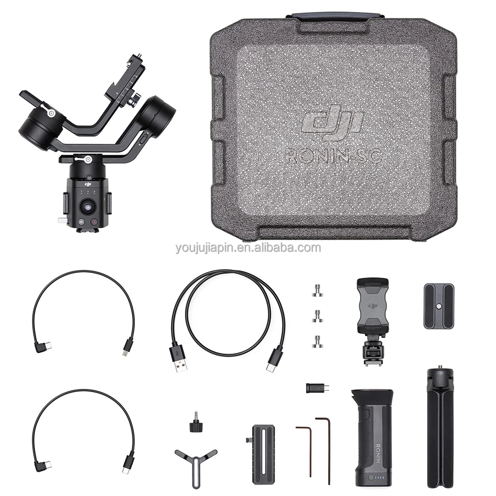  Оригинальный DJI Ronin SC шарнирный стабилизатор для камеры GoPro цифровой фотокамеры 3 оси без посторонней помощи видео перенесного штатива монопод селфи с дистанционным
