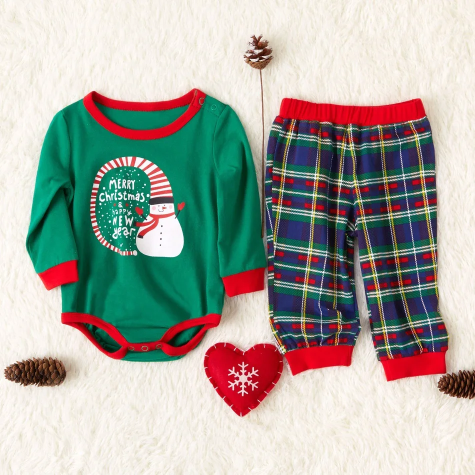 
Christmas Party Baby Kids Daddy Mommy Family Matching Pyjamas Clothing Family Pajamas 
