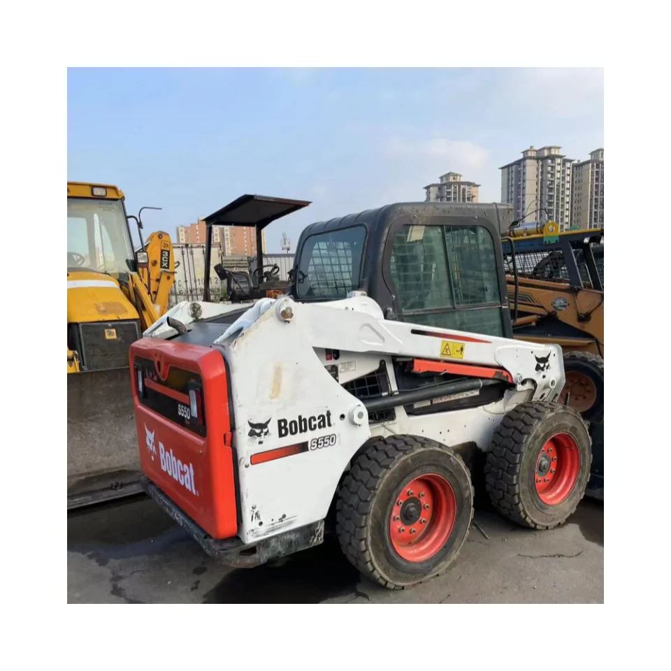 Good Condition Used Bobcat S550 Skid Steer Wheel Loader High Quality S450 T300 S510 Construction Mini Loader For Sale