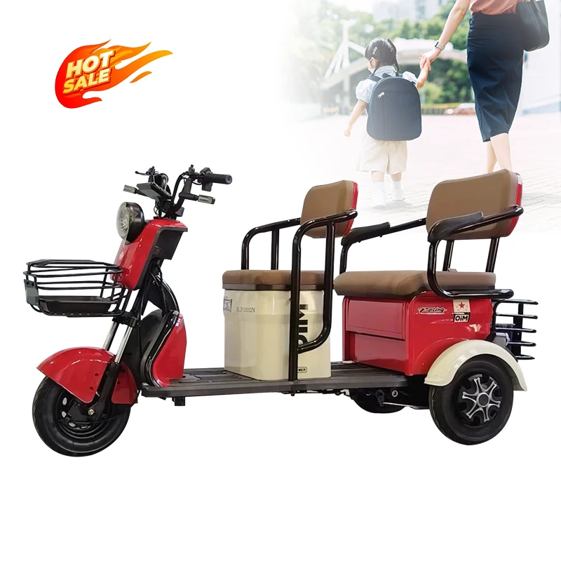 New Arrival 60V Load King Electric Tricycle 800W Open Street Stall Vehicle Long-Distance Home Agricultural Use