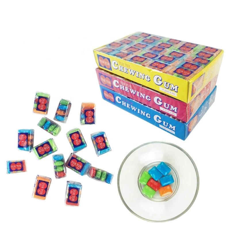 Mix Fruit Flavor Colors Mini Chewing Gum Halal Candy Kid Candy