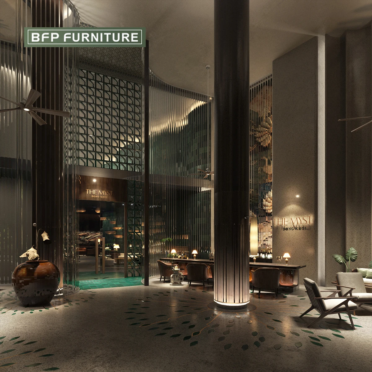 BFP Hospitality Furniture Modern Hall Furniture Collection Five-Star Hotel Restaurant Bedrooms Furniture