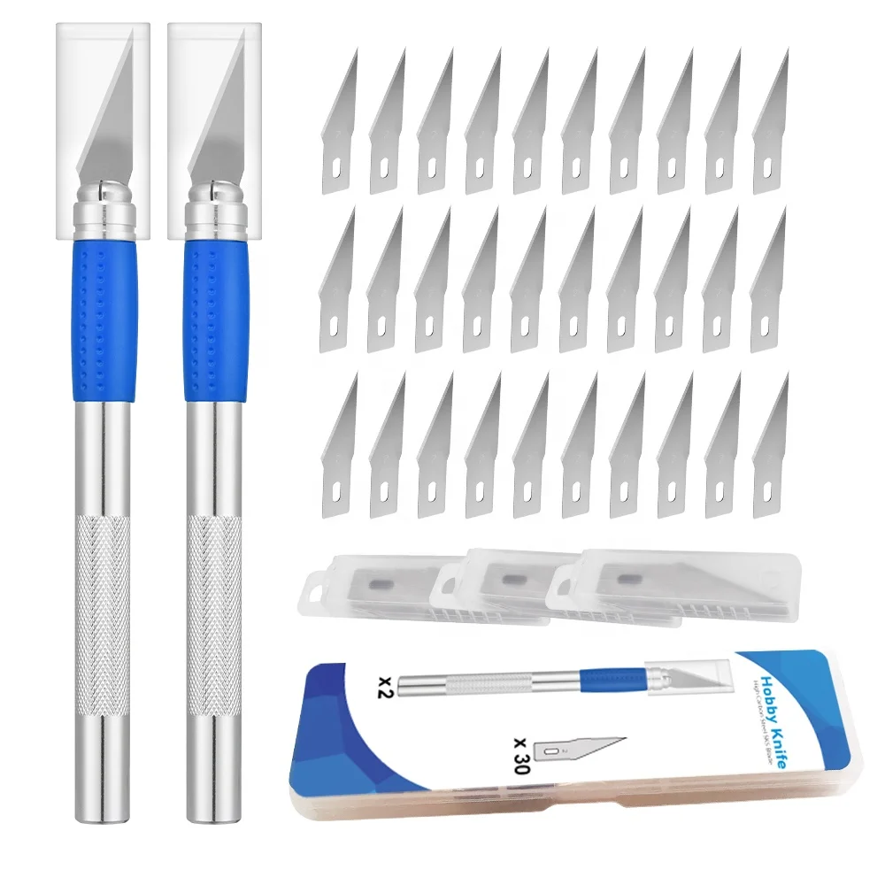 Free Sample Premium Aluminium Alloy Carving Knife #2 Hobby Knife Kit