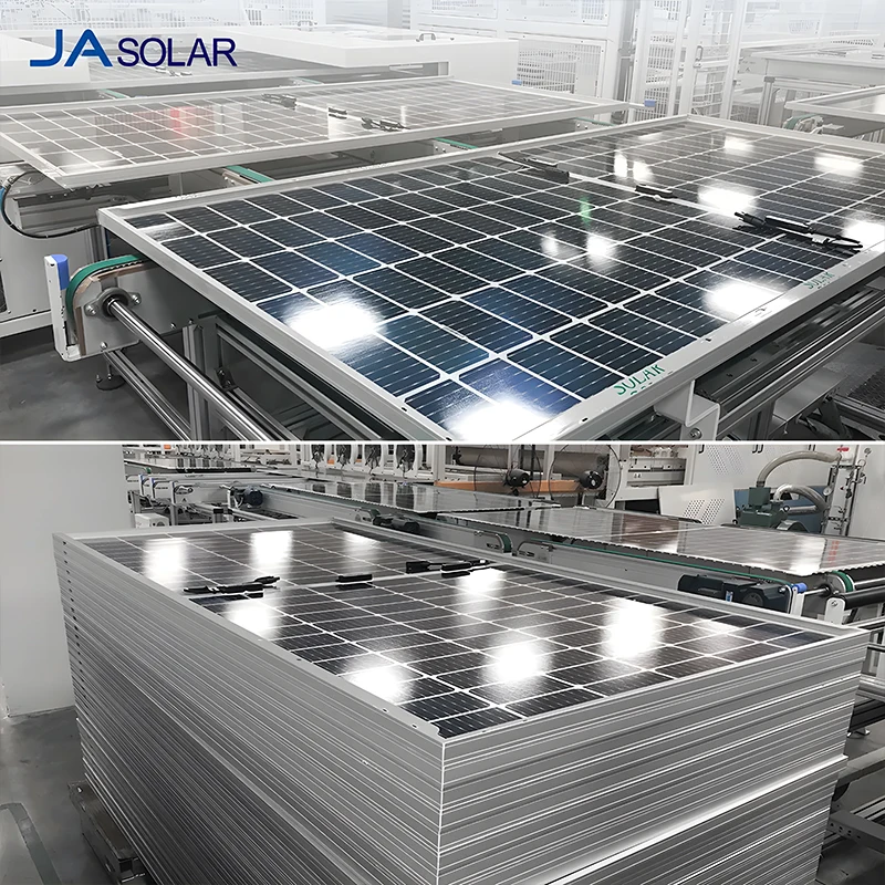 JA Wholesale PV Solar Panels Mono Crystalline 565W 570W 575W 580W Solar Power Modules In China