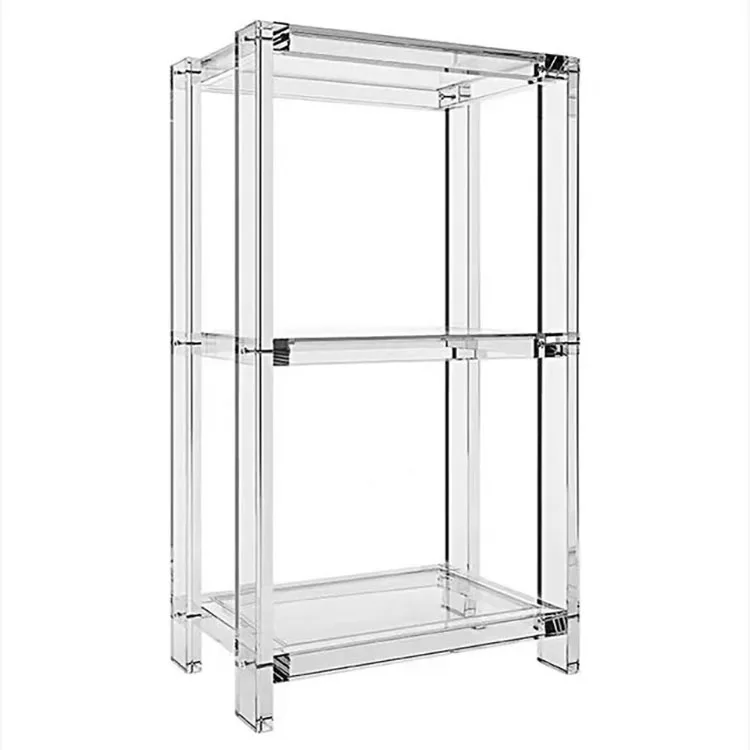 Съемная прозрачная акриловая полка для хранения