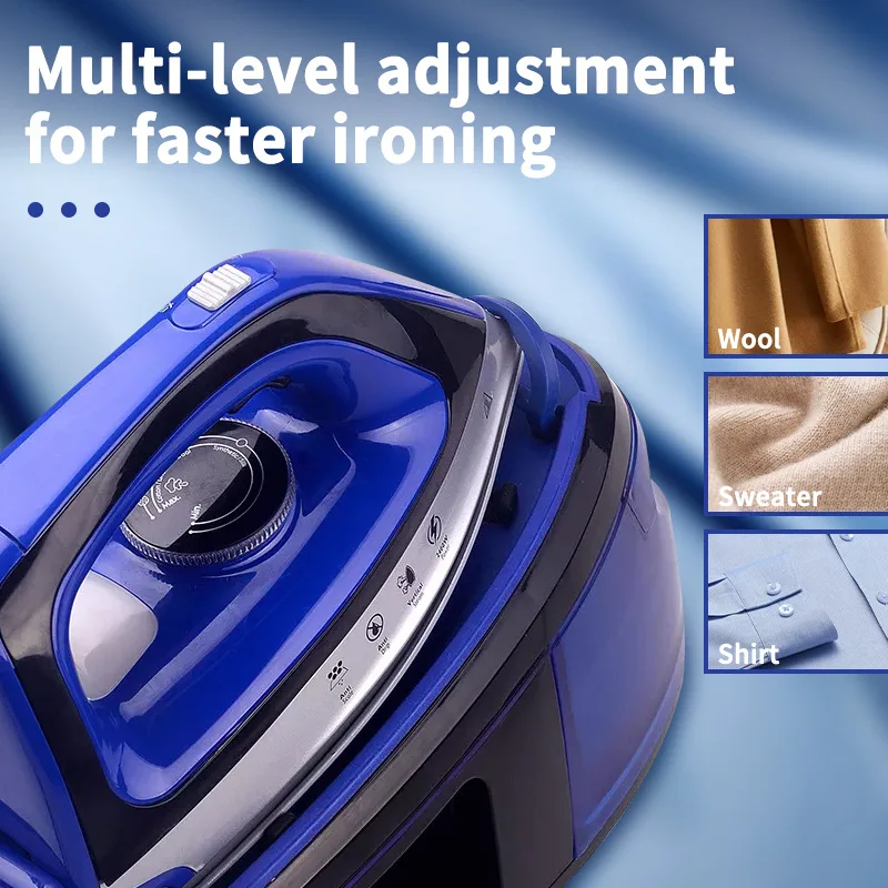 Professional Faster Iron Press Station Electric Garment For Clothes Flat Commercial Steam Irons With Water Tank