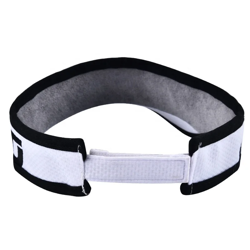 Polyester lightweight sports running visor with custom logo