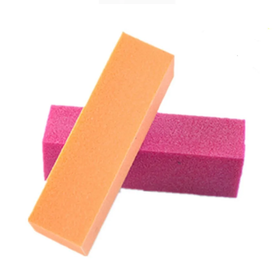 Профессиональные пилочки для ногтей, пилочка для ногтей, шлифовальный блок, 4 стороны, пилочка для ногтей карамельных цветов, буферный блок