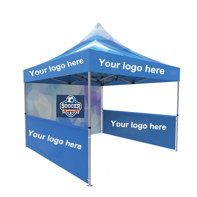 Promotion Exhibition Display Waterproof Easy Pop Up Folding Gazebo  3x3 Tent Canopy Custom Aluminum Frame Tents for Events