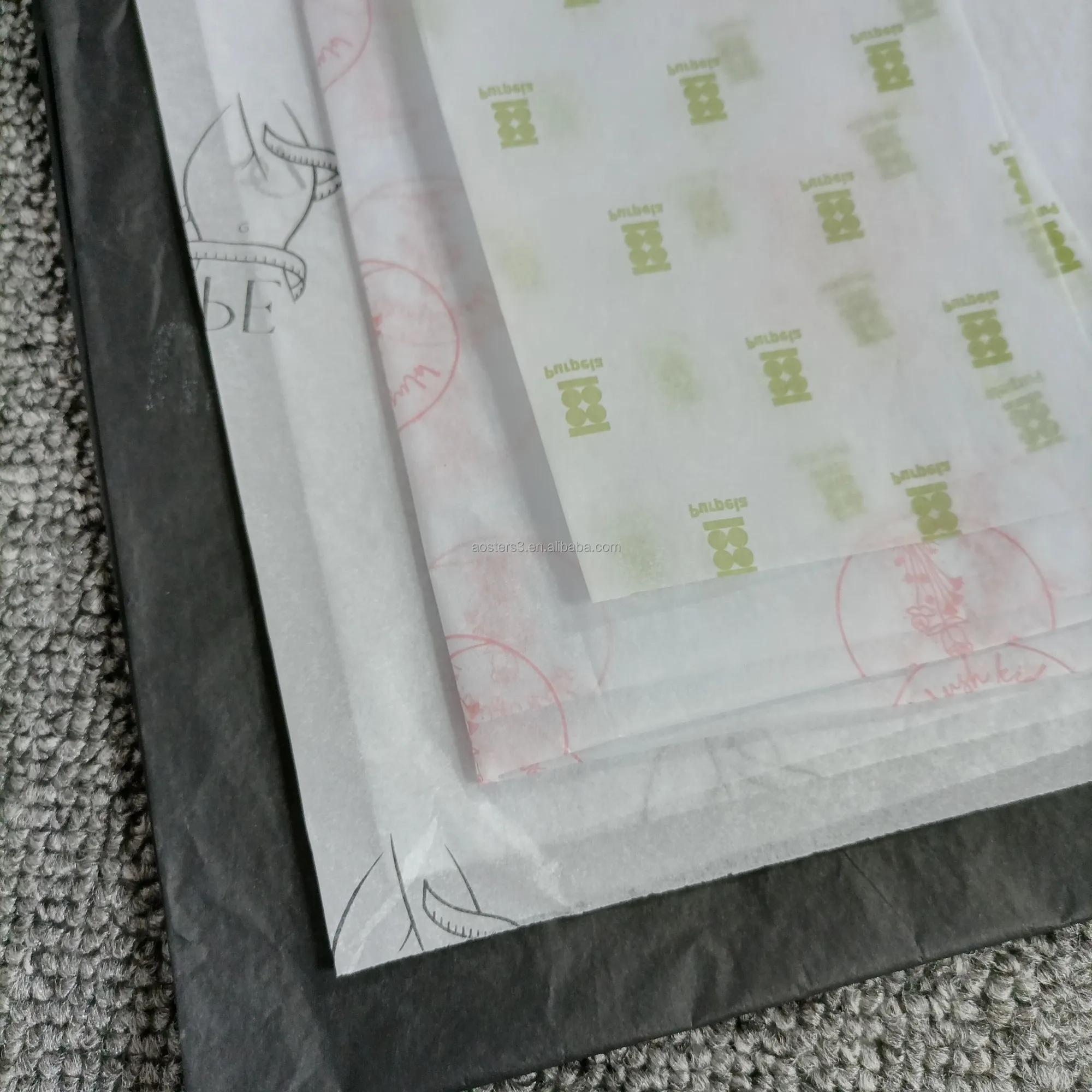 Custom clothing shoes with tissue paper packaging clothing white paper printing LOGO