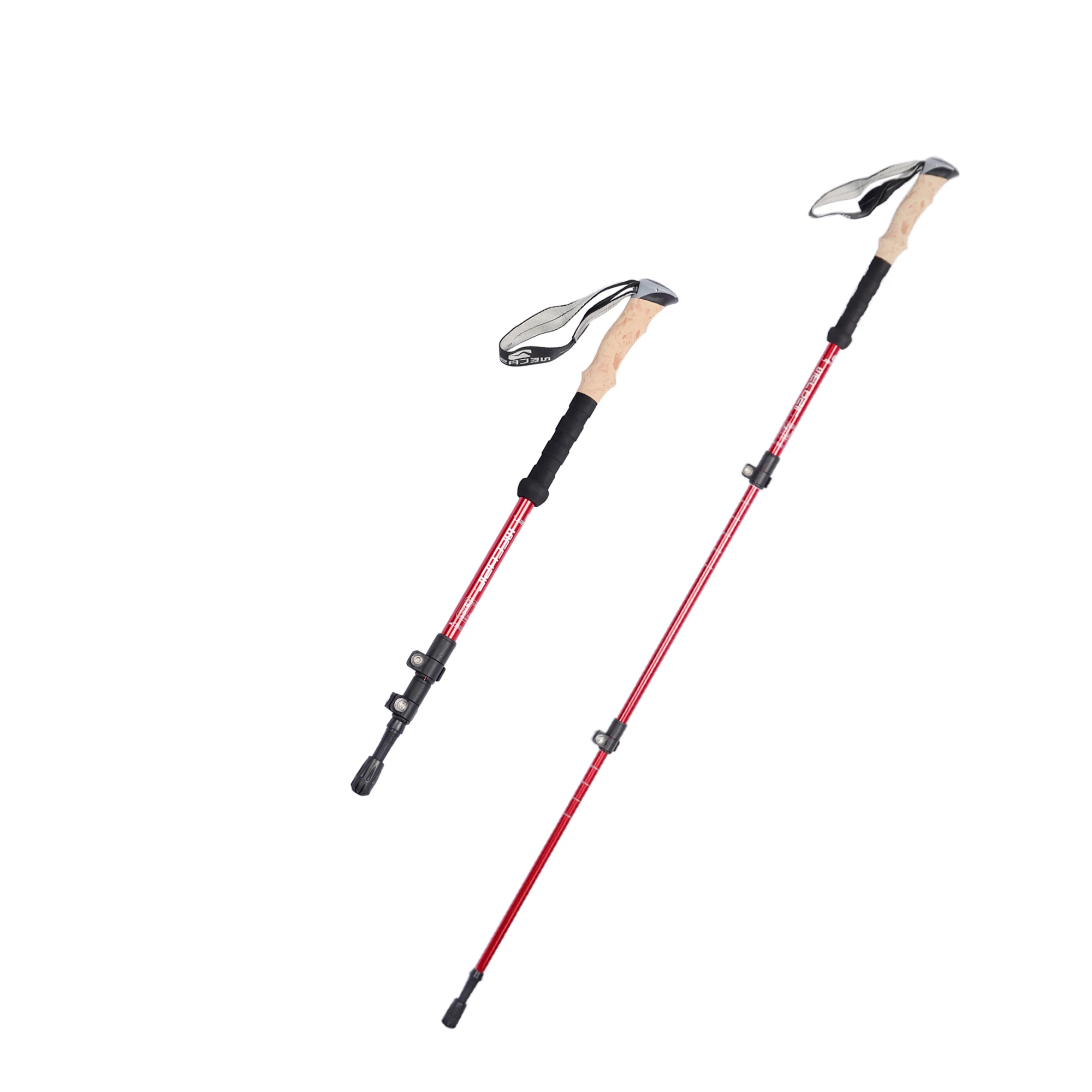 135cm Aluminum Outdoor Hiking Walking Stick Telescopic Trekking Climbing Poles Ultralight Canes For Men And Women