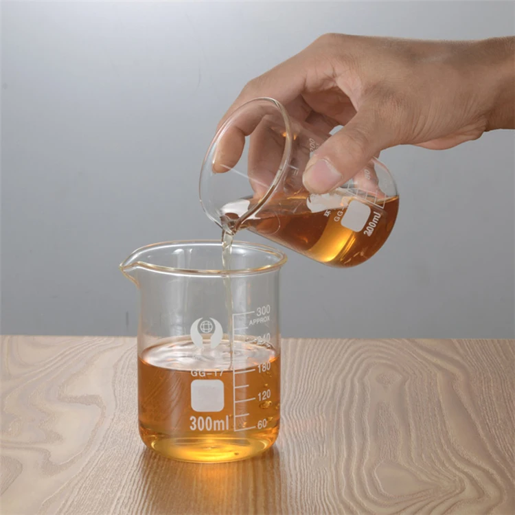 Laboratory wholesale regular size transparent glass beaker flask