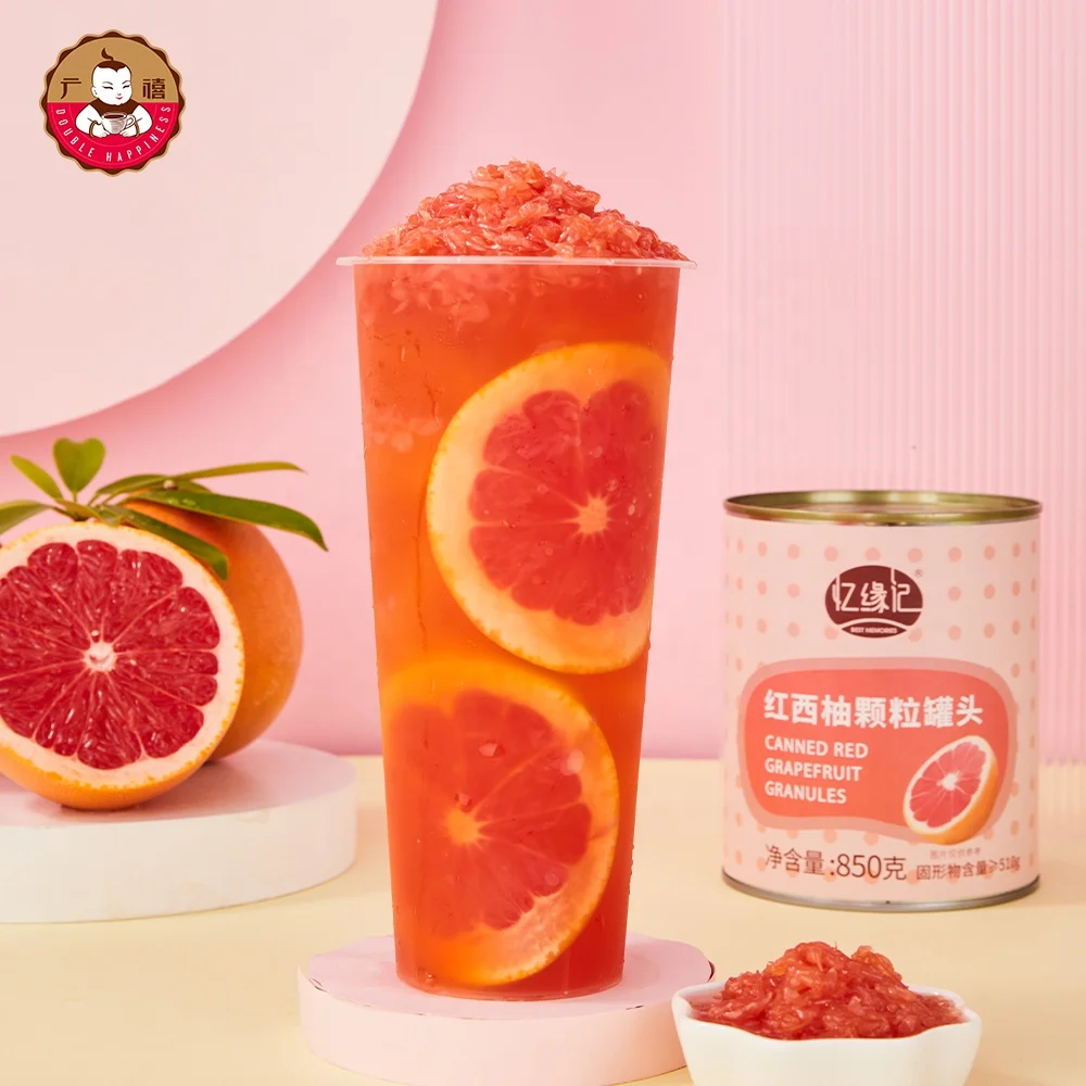 Yiyuanji консервированные красные гранулы грейпфрута для Пузырькового чая или десерта 0 85 кг