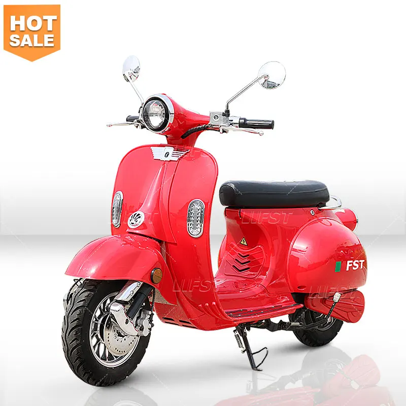 Eec approval factory directly e scooter 60v 20ah lithium 45kmh vintage scoter 2000w eec moped racing electric motorcycle