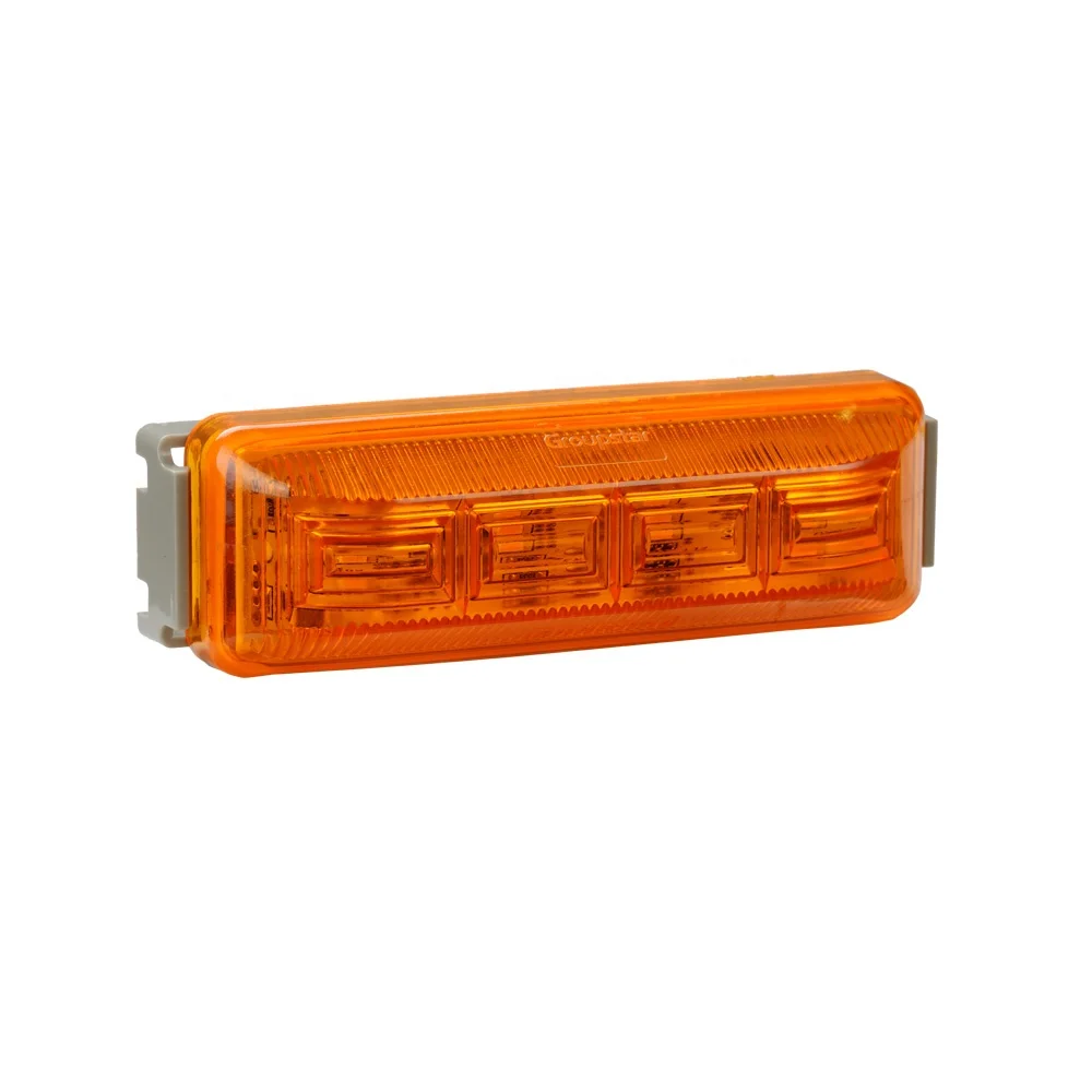 Amber LED Truck Trailer Lorry Side Marker Indicator Lights Clearance Lamps 24V 12V