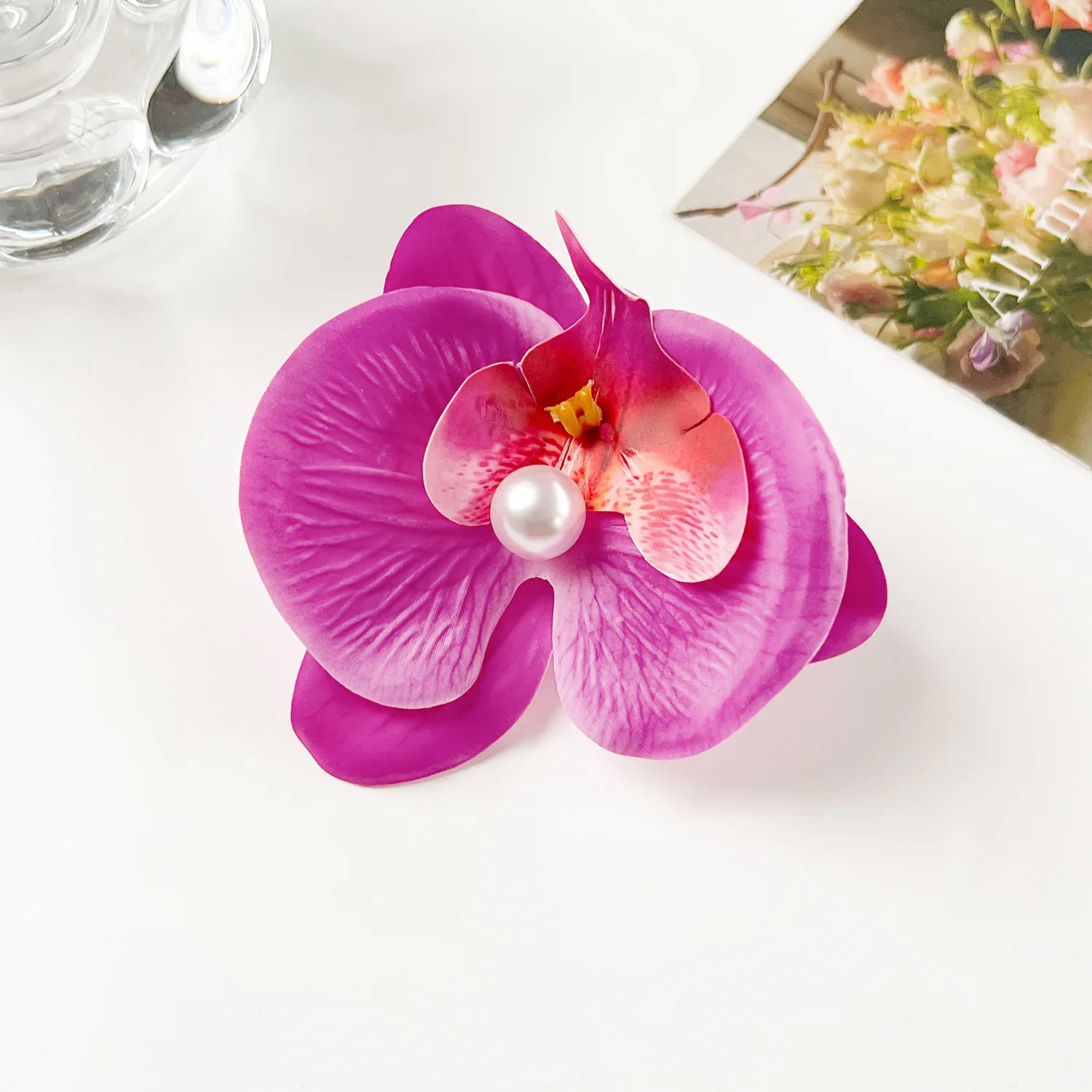 New Arrival 3D Flower Pearl Hair Clip Romantic Chic Girl Butterfly Bow Hair Clip for women
