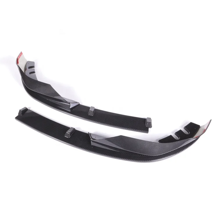 Automotive Parts  Carbon black  front splitter For BMW 3 series G20 2019+  Front Bumper Lip Splitters