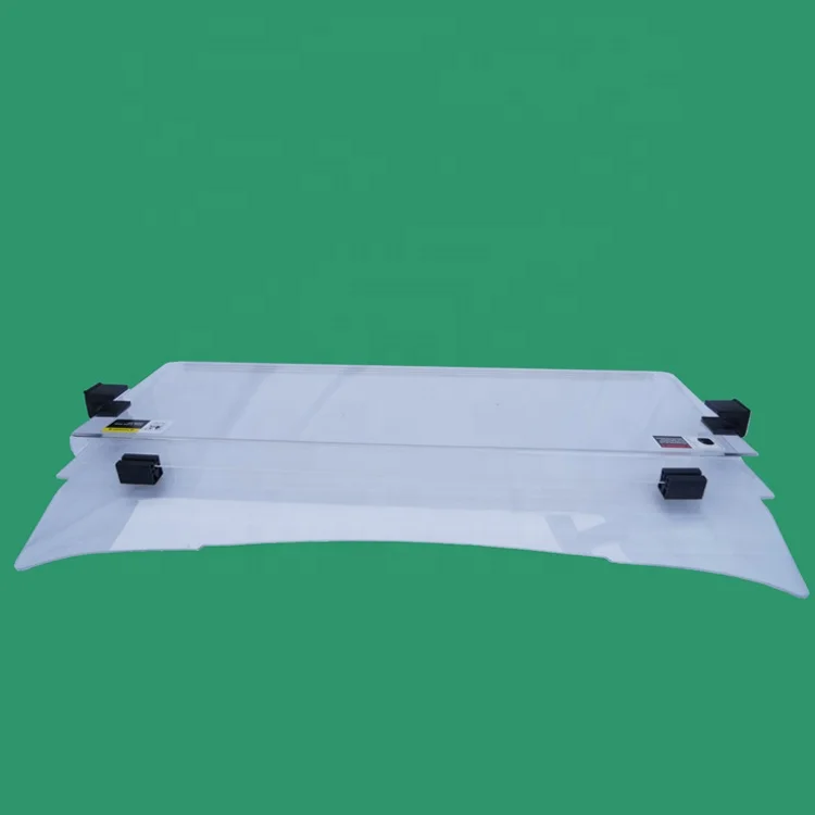 customized different size Folding Acrylic Plastic pp Golf Cart  Windshield