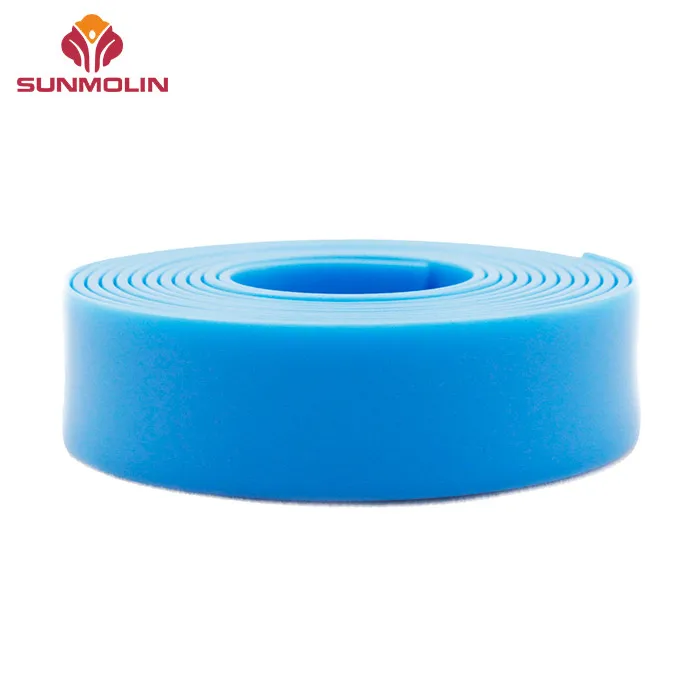 Blue 100% waterproof plastic TPU elastic webbing rubber tape