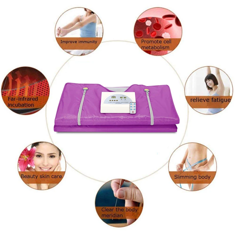 Home Improvement Portable Sauna Spa Blanket Household Far Infrared Steaming Sauna Blanket For Weight Loss And Detox