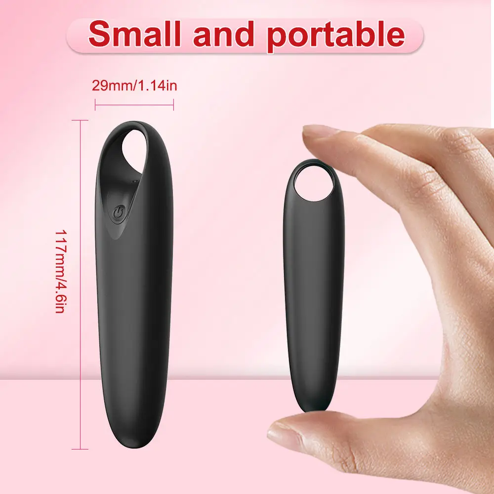 Xiao Factory hotsale   AV Masturbation Magnetic Rechargeable Mini 12 Speed Vibrating G Spot Finger Ring Women Bullet Vibrator