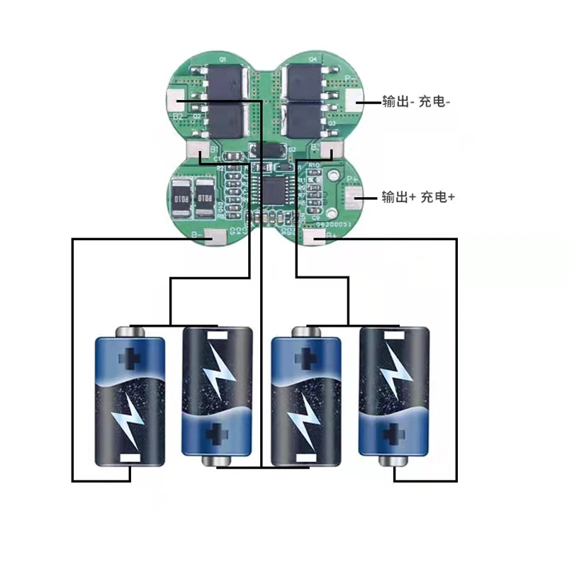 Small battery protection board lithium iron phosphate 4s20a Battery Management System BMS