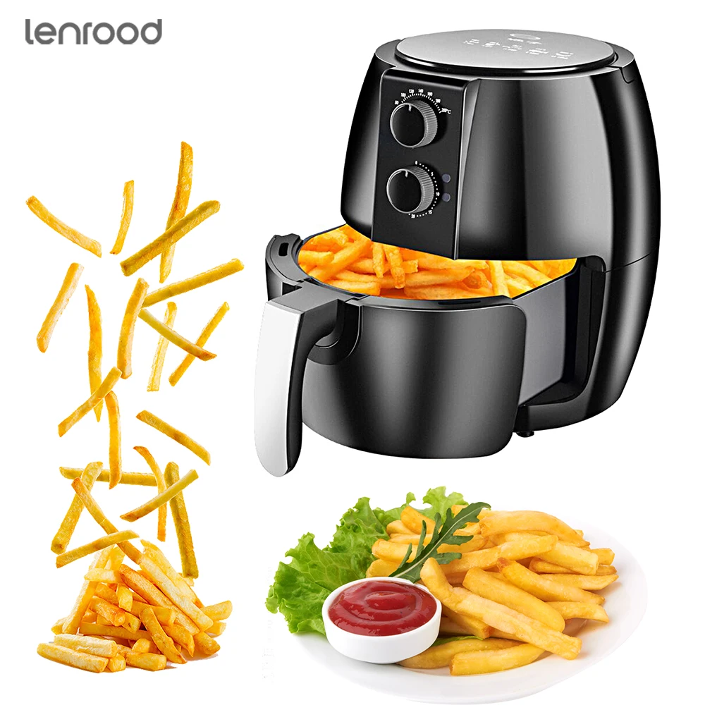 Lenrood Air Fryer Factory Supply LR-3011 Home Use Easy Clean Deep Cooking Non-stick Oil Free 4.5L oil free air fryer